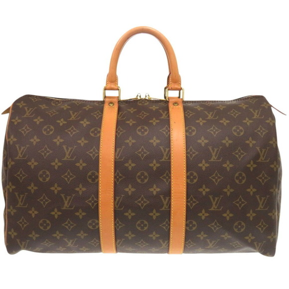 LOUIS VUITTON Brown Monogram Keepall 45 Boston Bag - Picture 1 of 11